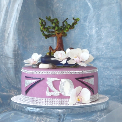Bonsai With Orchids