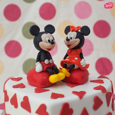 Cake Mickey And Minnie Mouse