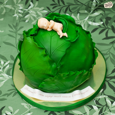 Cake In The Form Of Cabbage - 1