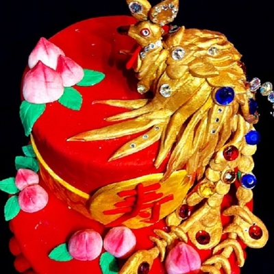 Phoenix With Longevity Buns