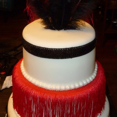 Flapper Wedding Cake