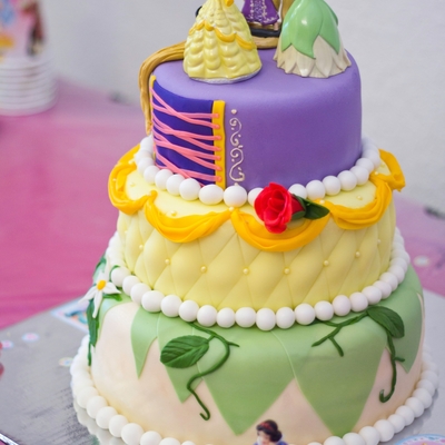 3 Tier Princess Cake