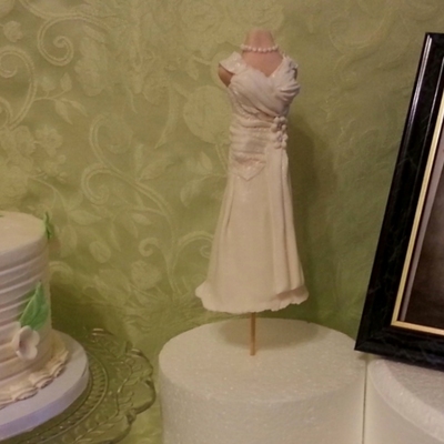 Wedding Dress Cake