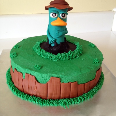 Phineas & Ferb Agent Perry Cake