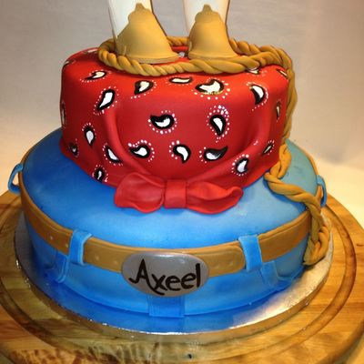 Cowboy Birthday Cake