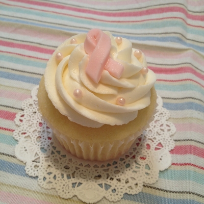 Breast Cancer Awareness Cupcake