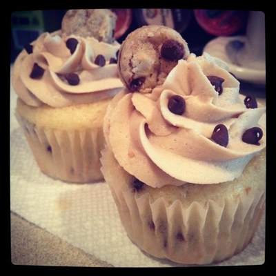 Cookie Dough Cupcakes