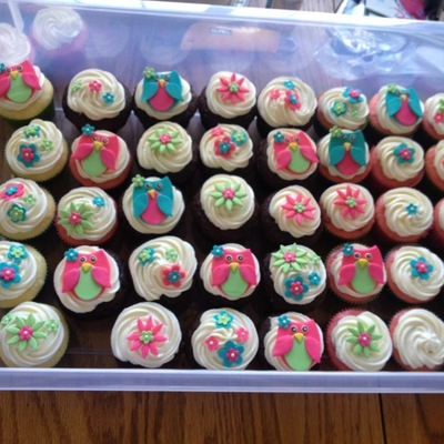 Owl Themed Cupcakes