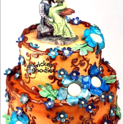 Celtic Faerie Wedding Cake