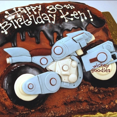 Motorbike Cake
