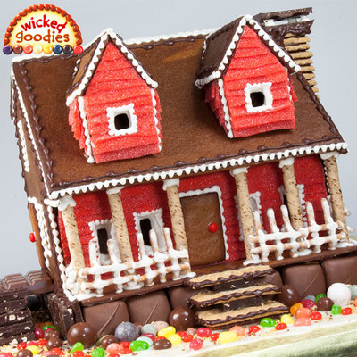 Gingerbreadcookiehousewithcandylawnwickedgoodies