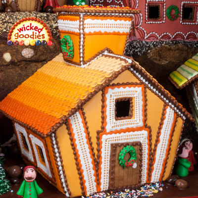 Chocolate Dipped Orange Creamsicle Gingerbread House