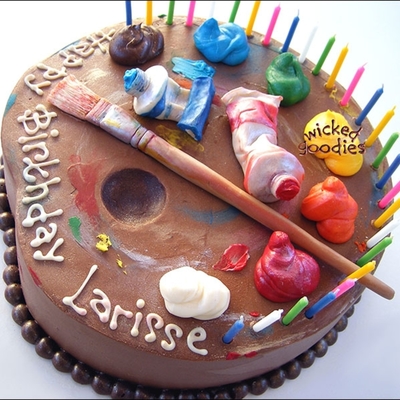 Artist's Palette Cake