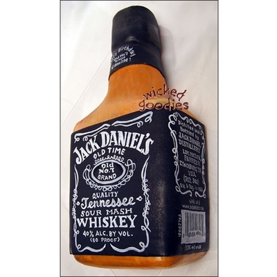 Jack Daniel's Bottle Cake