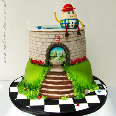 Humpty Dumpty Optical Illusion Stairs