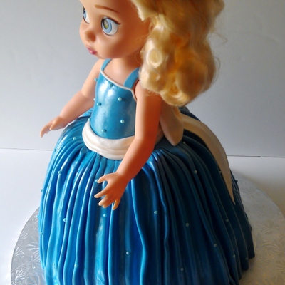 Cinderella Doll Cake