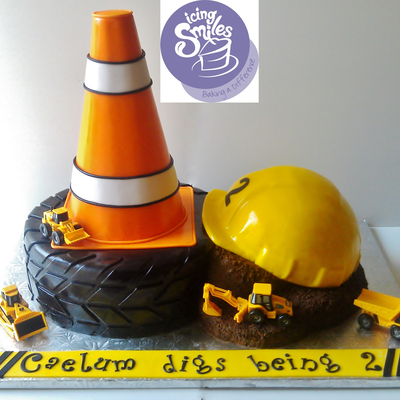 Construction Dump Truck Cake