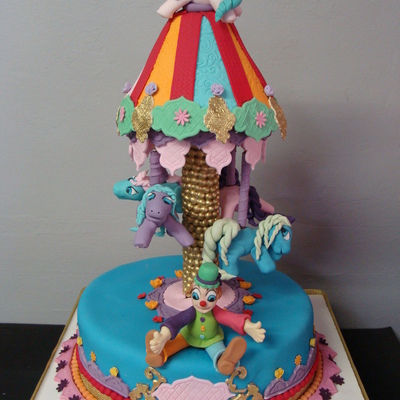 My Little Pony Carousel Cake