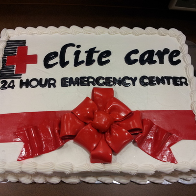 Elite Care Grand Opening Cake