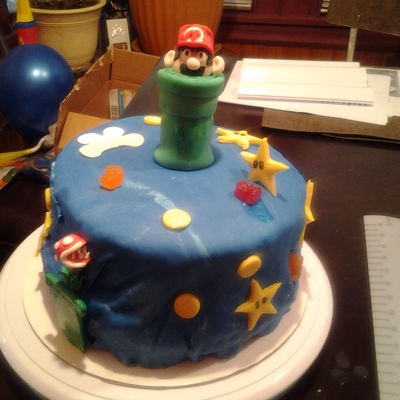 My Godson/nephew's Birthday/ Mario's World.