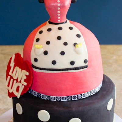 I Love Lucy Cake