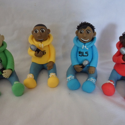 Handcrafted Edible Jls Cake Toppers