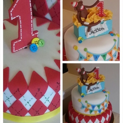 Sock Monkey Cake Inspired By A Cake From Cake Central :)