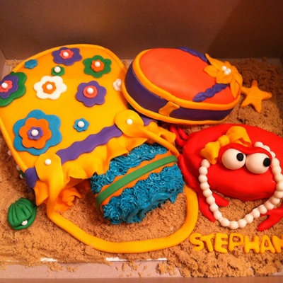 Beach Theme Cake