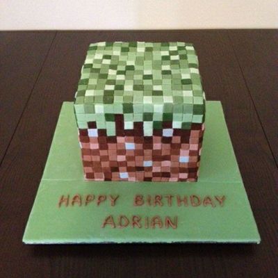 Mine Craft Cake