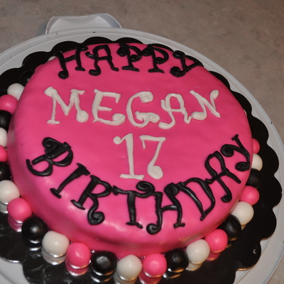 17Th Birthday Cake Love The Way The Colors Turned Out