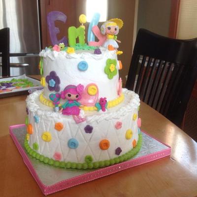 La La Loopsy Cake For Miss Emily Turning 3 All The Decorations Were Made Out Of Modeling Chocolate The Dolls Were Given By Customer To Pl
