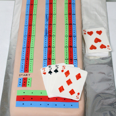 Cribbage Board Cake For An 80Th Birthday Do You Know Why This Particular Hand Is Significant