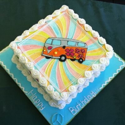 Royal Icing Birthday Cake