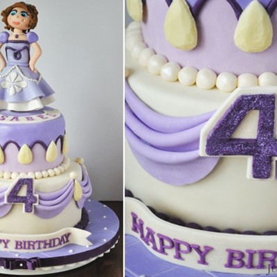 Sofia The First Birthday Cake
