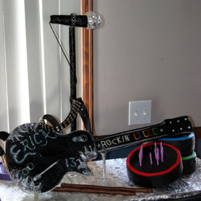 Guitar Hero Rock Cake