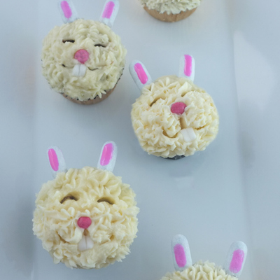 Mini Bunny Cupcakes