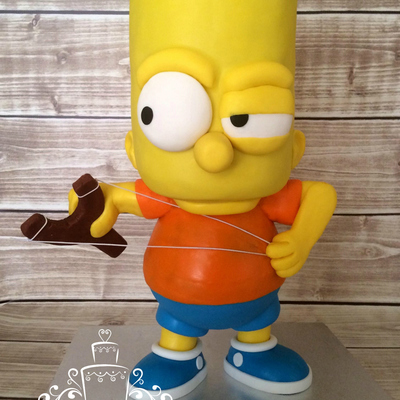 Bart Simpson Cake