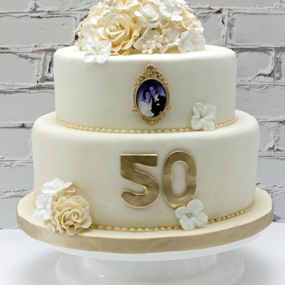 50Th Wedding Anniversary Cake