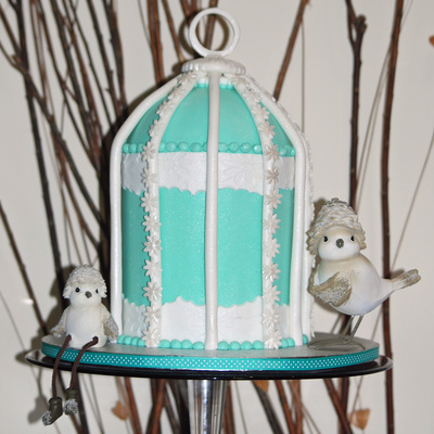Birdcage Cake Madeira Cake With Vanilla Buttercream