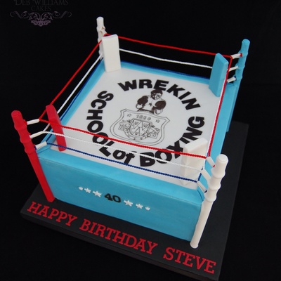 Boxing Ring Cake