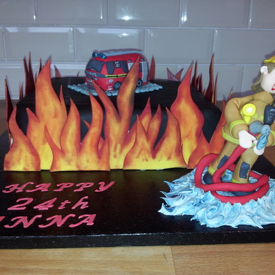 This Was For A Lady Who Wants To Be A Fire Fighter It Was The First Time Id Done Modelling Of Any Kind