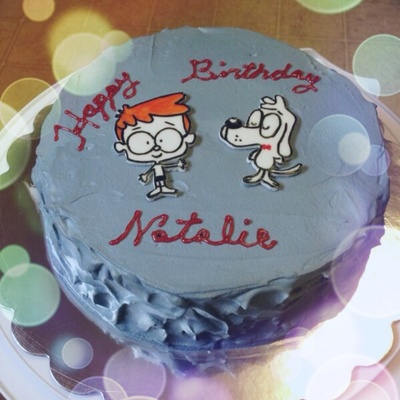 Mr. Peabody & Sherman Birthday Cake ~ Tres Leches Cake
