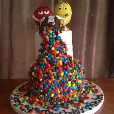 M&m's Birthday Cake