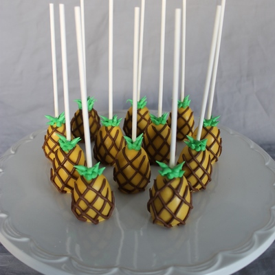 Pineapple Cake Pops