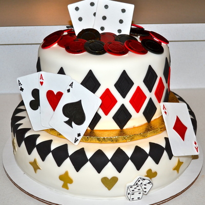 Poker Cake