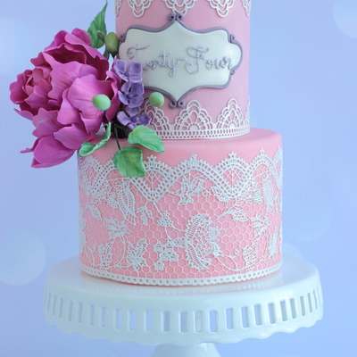 Elegant Birthday Cake