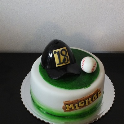 Cake For Baseball Player