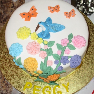 Peggy's Birthday Cake 2015