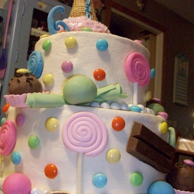Whimsical Candy Cake