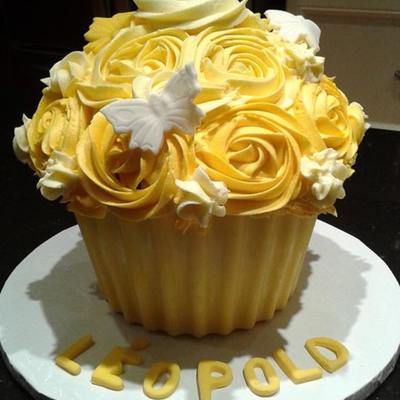 Giant Cupcake Yellow